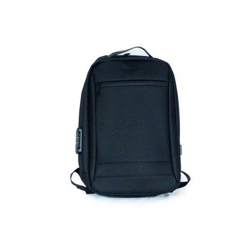 Mochila Antirrobo Para Notebook Con Cable Usb Impermeable A Liso 2204